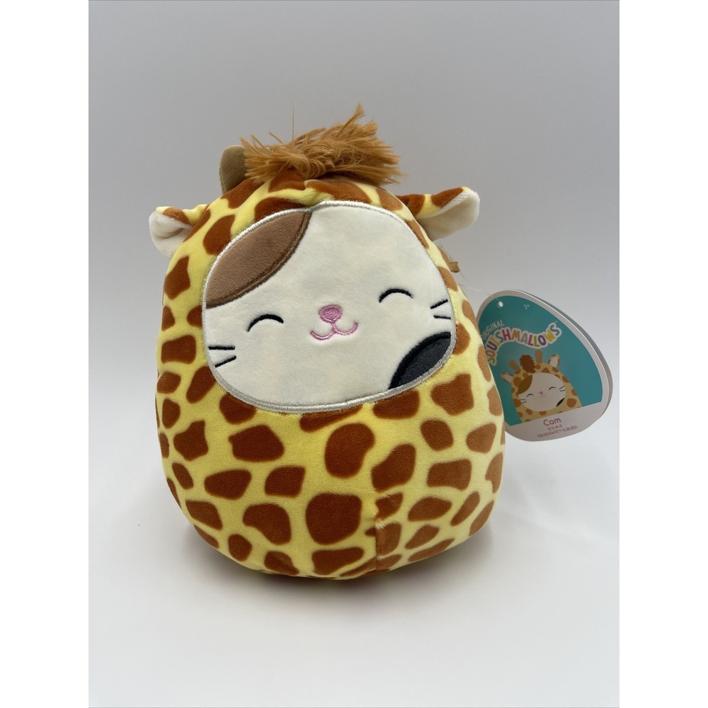 Squishmallows Cameron the Cat as Gary the Giraffe 7.5" Plush NWT #SquishBox